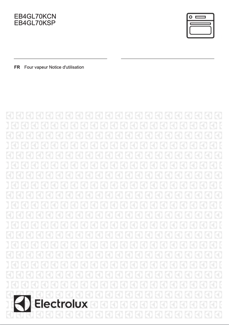Page 1 de la notice Manuel utilisateur Electrolux EB4GL70KCN