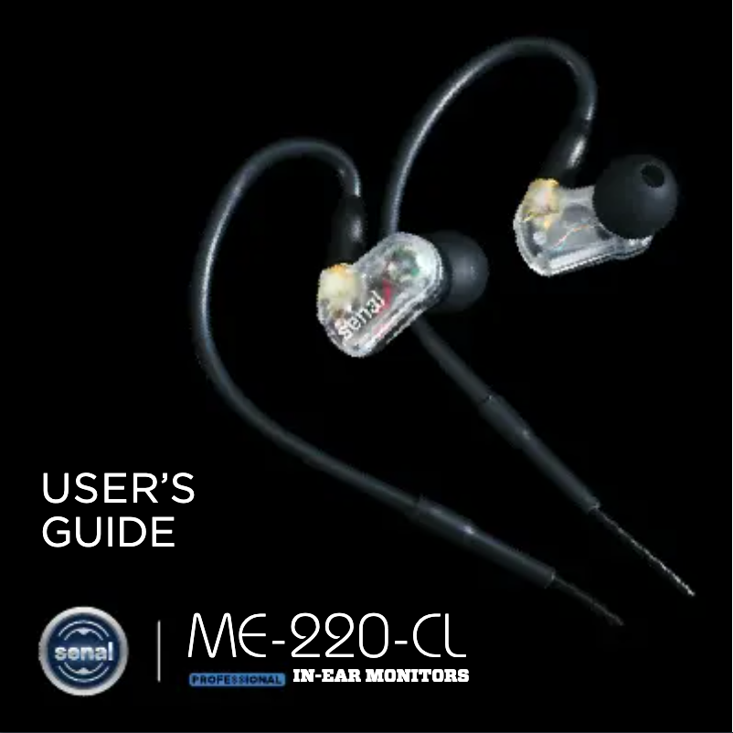 Page 1 de la notice Manuel utilisateur Senal ME-220-CL