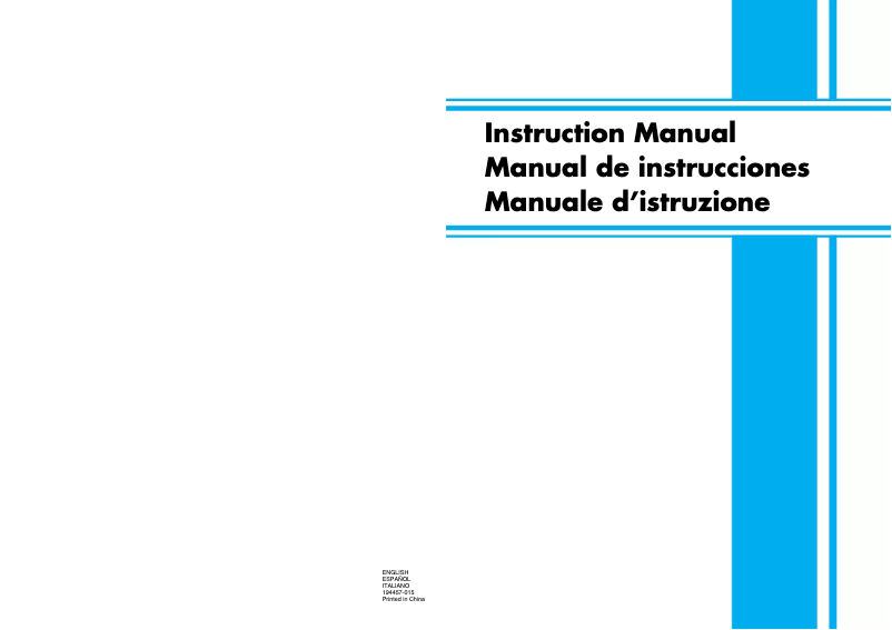Image de la première page du manuel de l'appareil PX-200