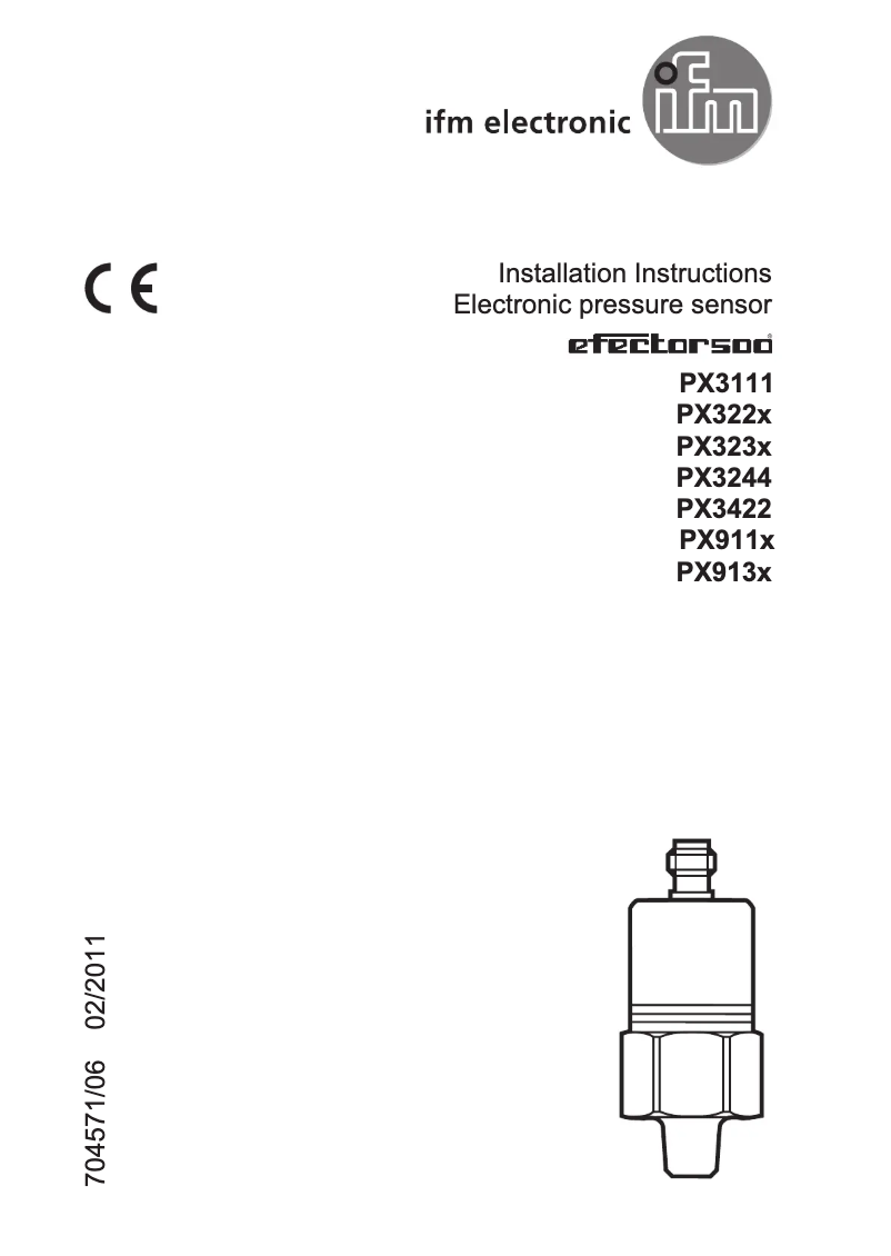 Image de la première page du manuel de l'appareil PX3224