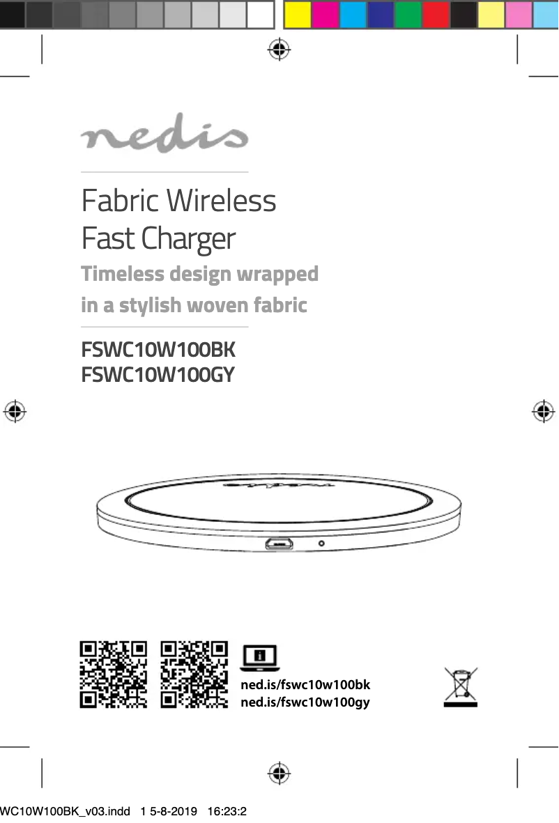 Image de la première page du manuel de l'appareil FSWC10W100GY