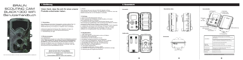 Image de la première page du manuel de l'appareil Black1300
