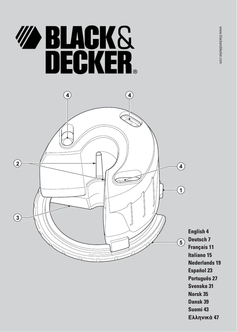 Página 1 del manual Manual de usuario Black & Decker BDL90