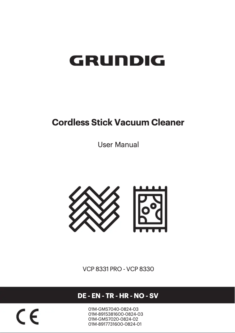 Image de la première page du manuel de l'appareil VCP 8330