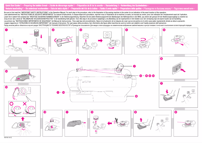 Page 1 de la notice Manuel utilisateur Brother CS7000i
