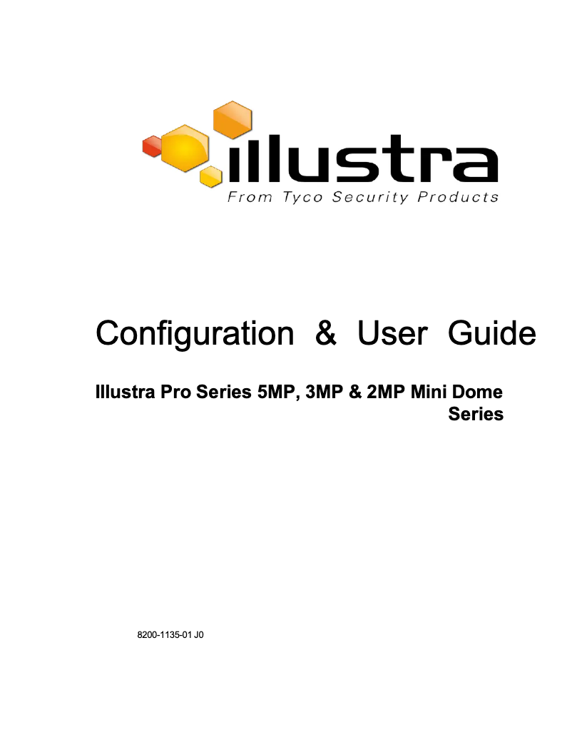 Page n°1 - Manuel utilisateur Tyco Illustra Pro IPS02D2OCBTT