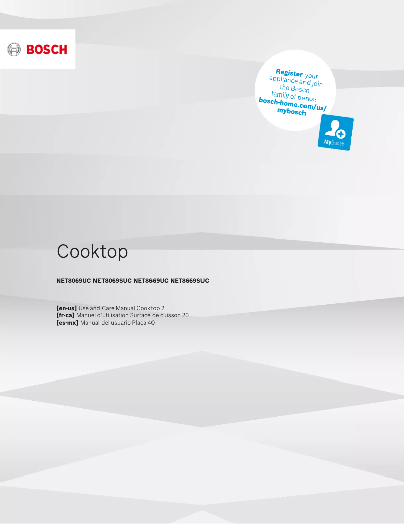 Página 1 del manual Manual de uso y mantenimiento Bosch NET8069SUC