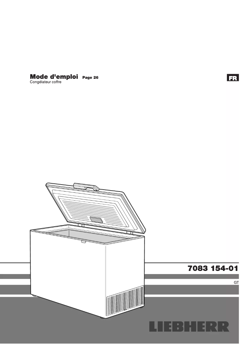 Page n°1 - Manuel utilisateur Liebherr GT 4232 Comfort