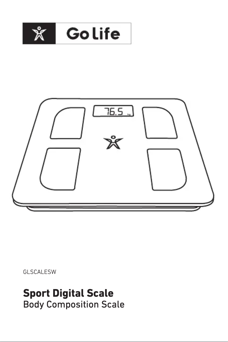 Imagen de la primera página del manual del dispositivo GLSCALESW