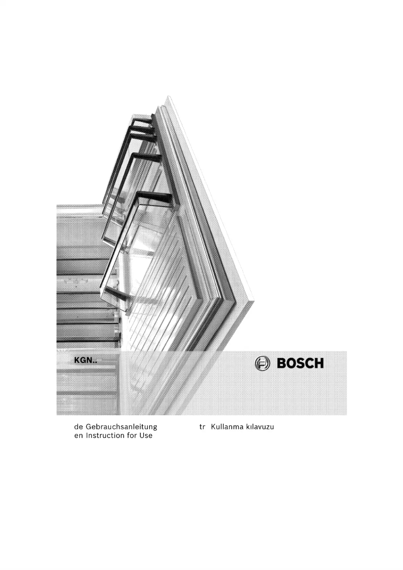 Page n°1 - Manuel utilisateur Bosch KGN53VW20N