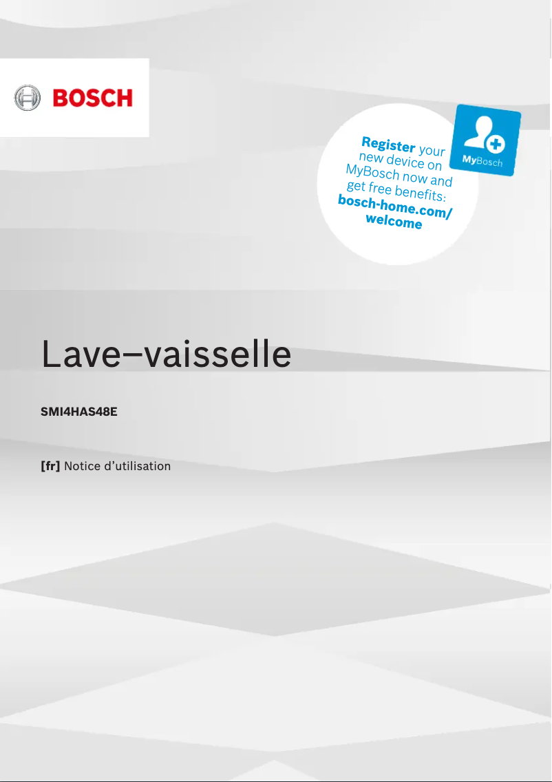 Image de la première page du manuel de l'appareil SMI4HAS48E