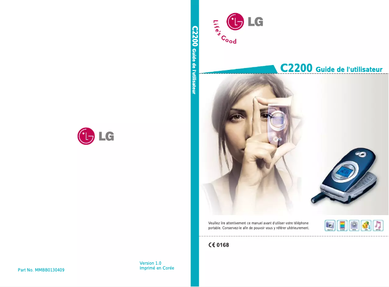 Page n°1 - Manuel utilisateur LG C2200