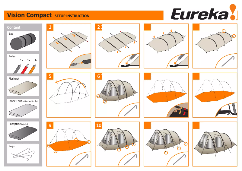 Page n°1 - Manuel utilisateur Eureka Vision Compact