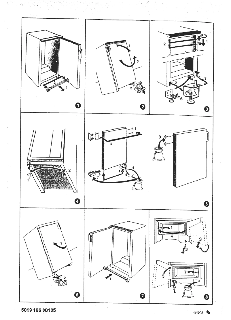 Page 1 de la notice Manuel utilisateur Whirlpool ART 432