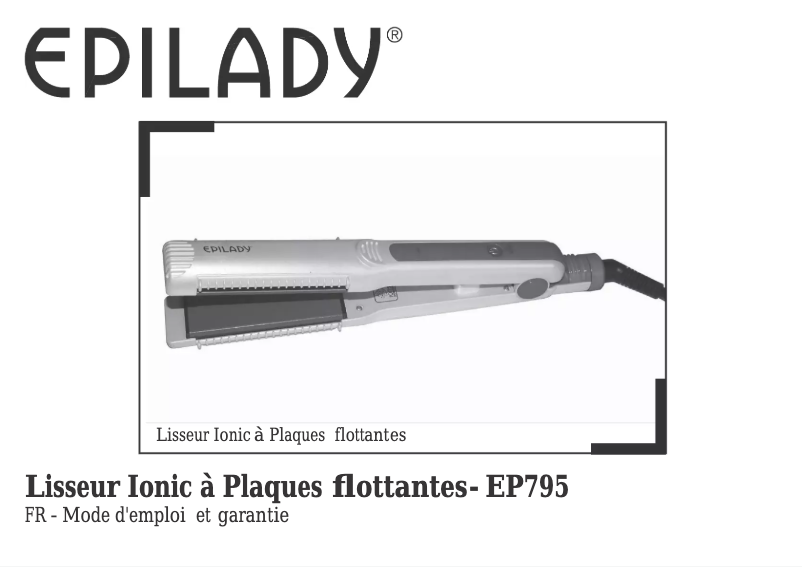 Page n°1 - Manuel utilisateur Epilady EP795