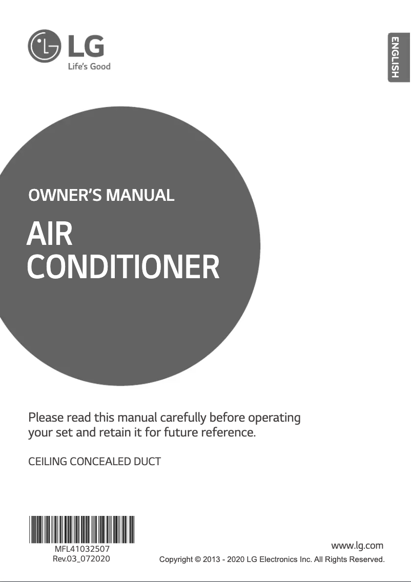 Page 1 of the manual User Manual LG B36AWYN7G6