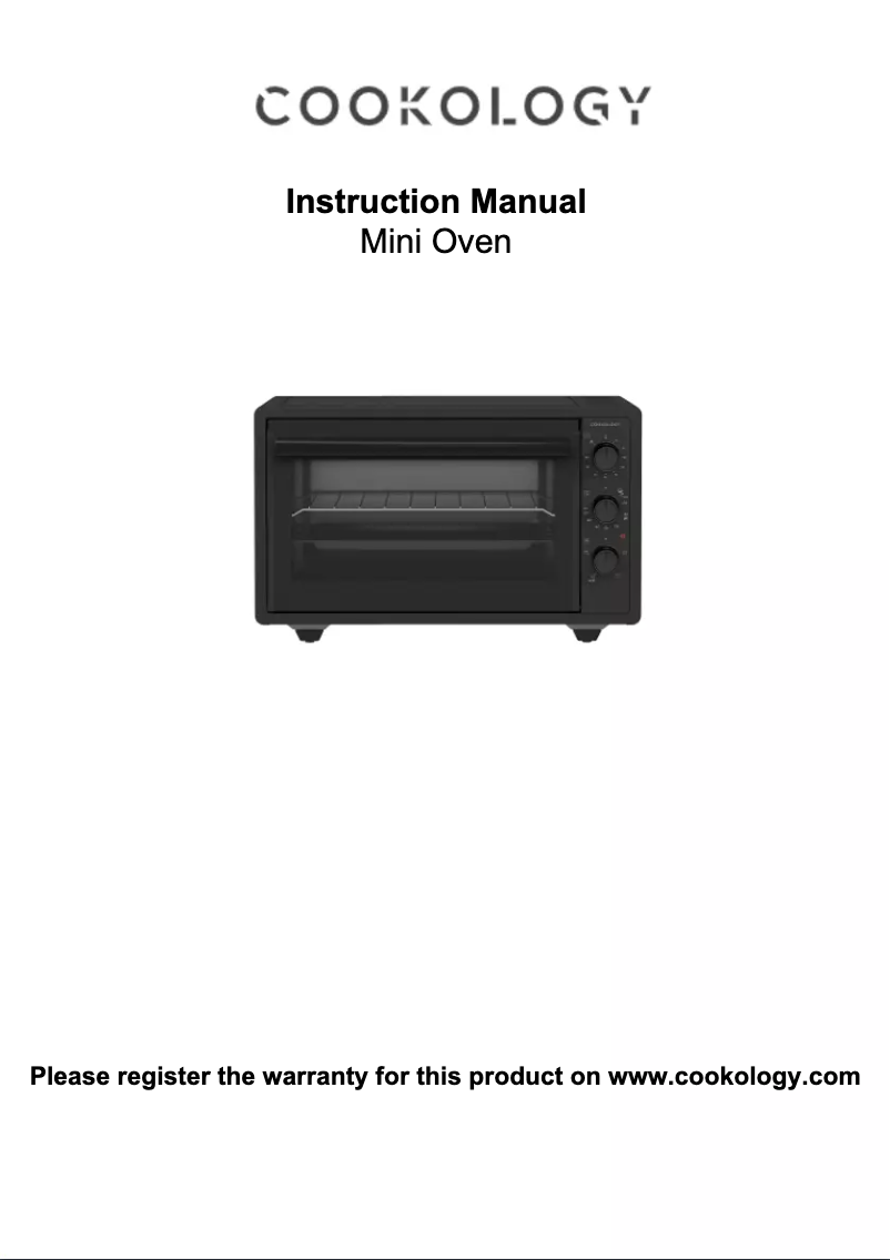 Page 1 de la notice Manuel utilisateur Cookology CMO37WH
