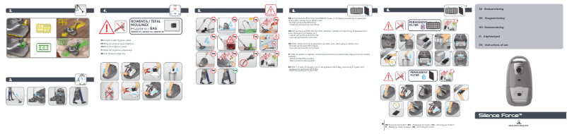 Page 1 de la notice Manuel utilisateur OBH Nordica Silence Force Animal VO7746NA