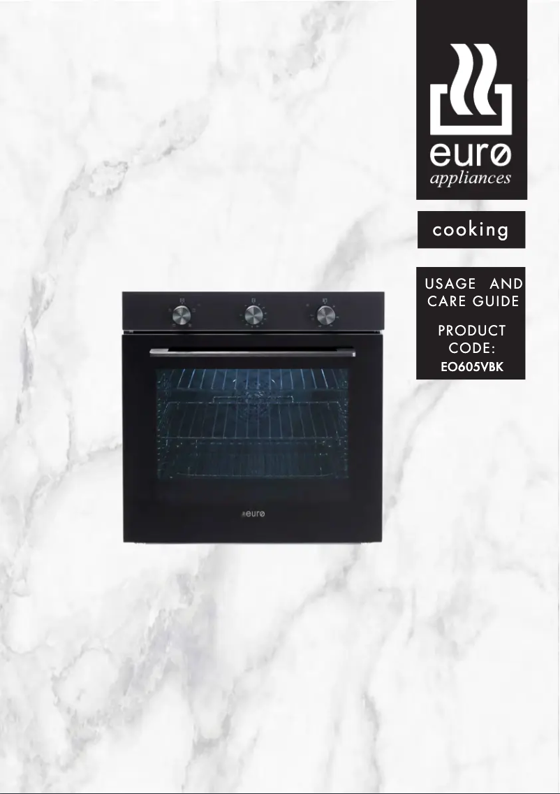 Page 1 de la notice Manuel utilisateur Euro Appliances EO605VBK