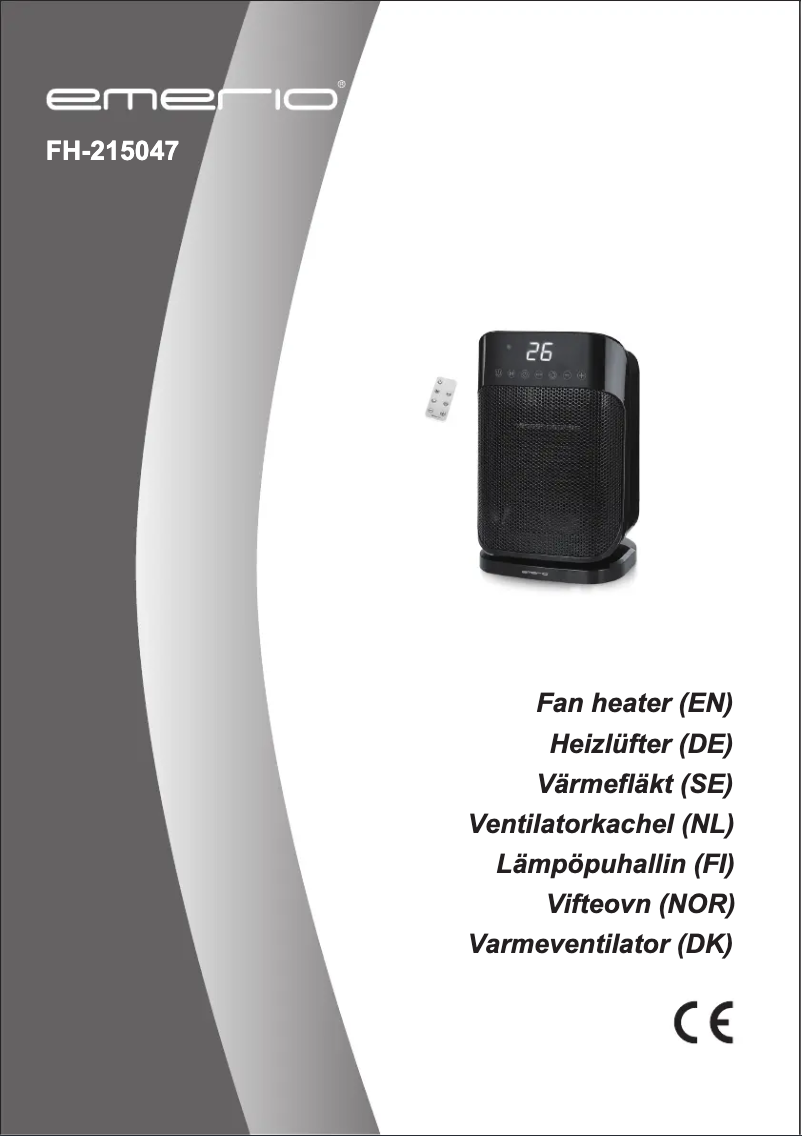 Página 1 del manual Manual de usuario Emerio FH-215047