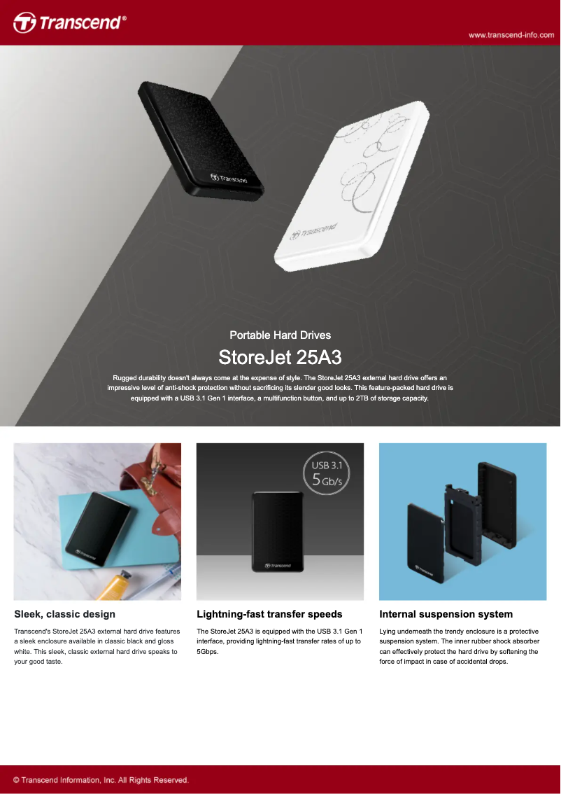 Image de la première page du manuel de l'appareil StoreJet 25A3