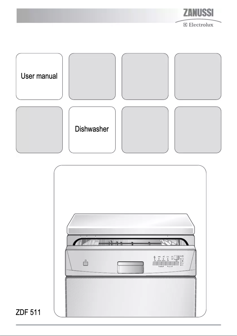 Page n°1 - Manuel utilisateur Zanussi-Electrolux ZDF511
