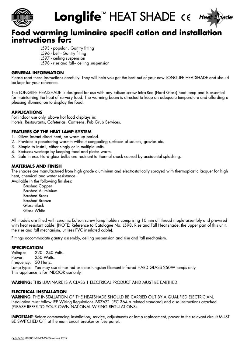 Page 1 de la notice Manuel utilisateur Emga 093025