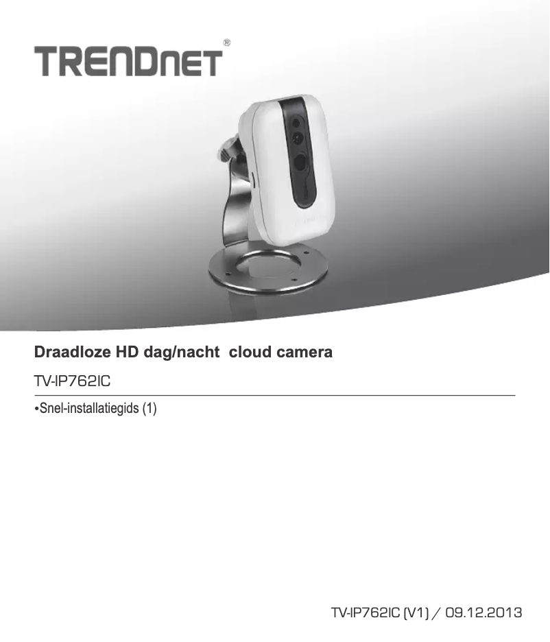 Página 1 del manual Manual de usuario TRENDnet TV-IP762IC