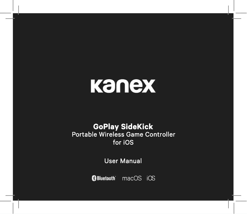 Page 1 de la notice Manuel utilisateur Kanex GoPlay Sidekick
