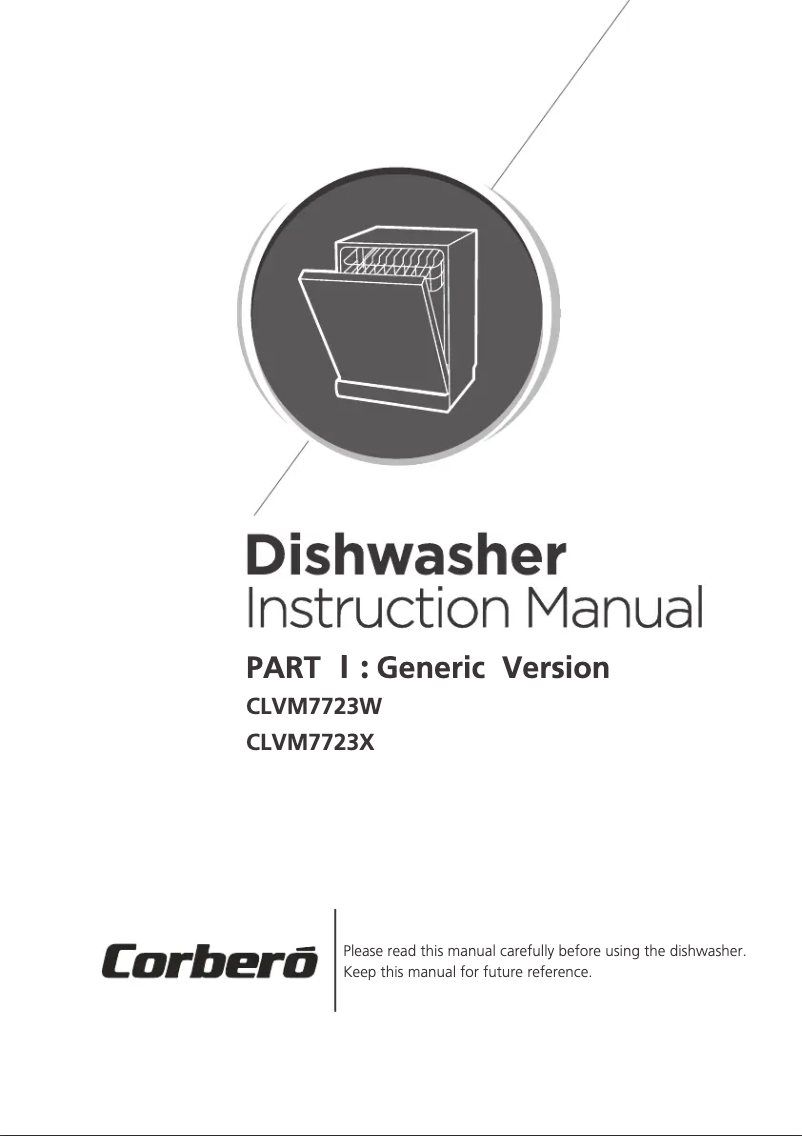Page 1 de la notice Manuel utilisateur Corbero CLVM7723X