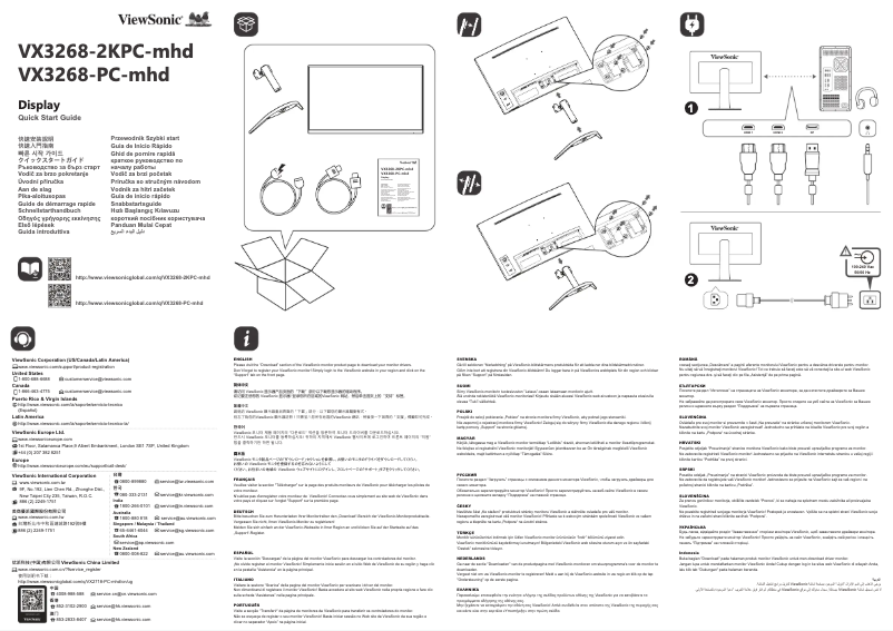 Page n°1 - Manuel utilisateur Viewsonic VX3268-PC-MHD