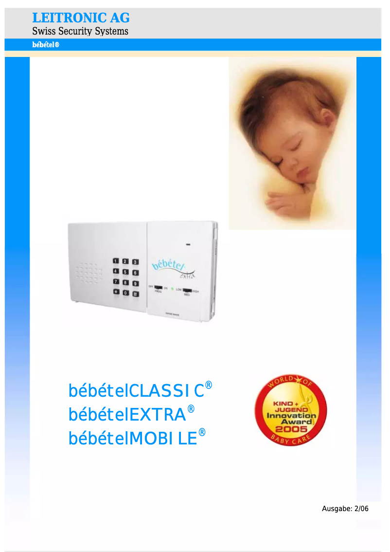 Image de la première page du manuel de l'appareil Mobile