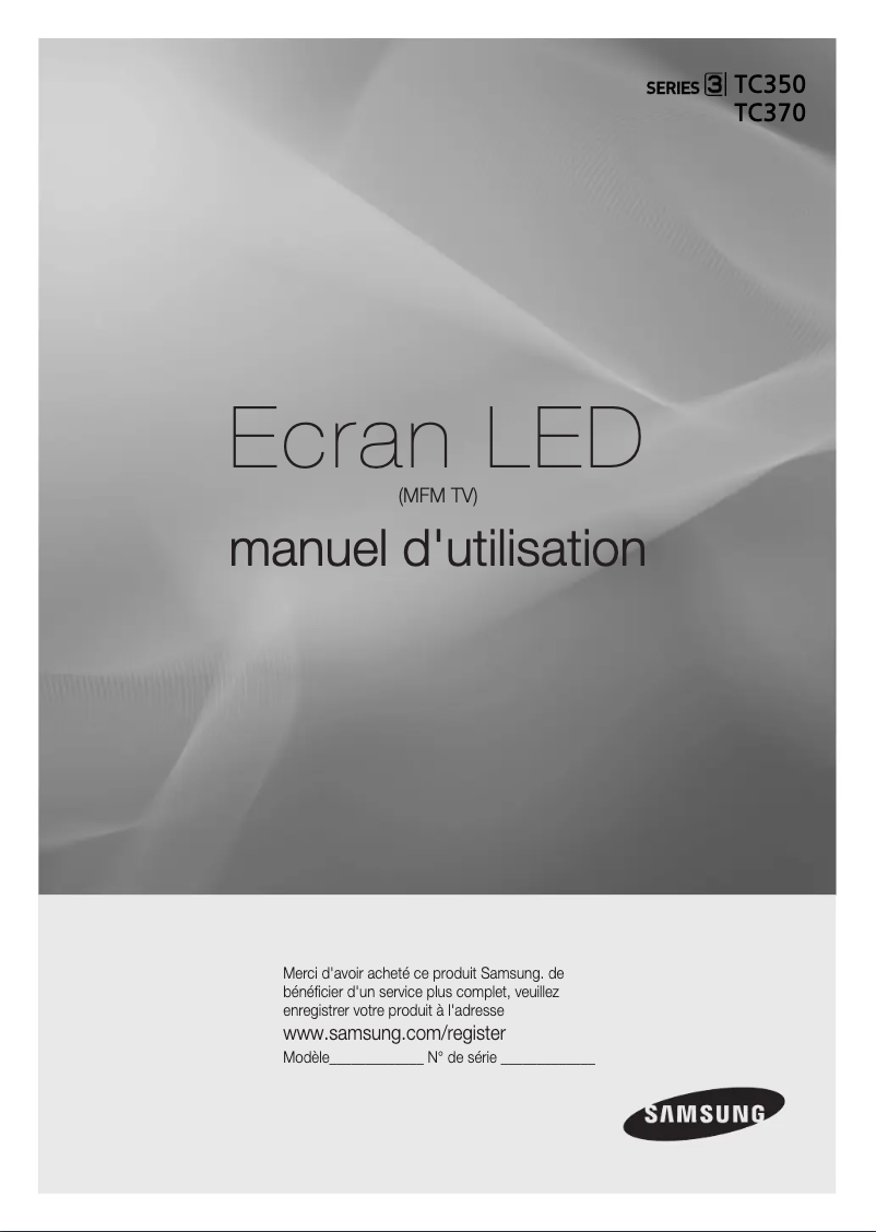 Image de la première page du manuel de l'appareil T22C350MW