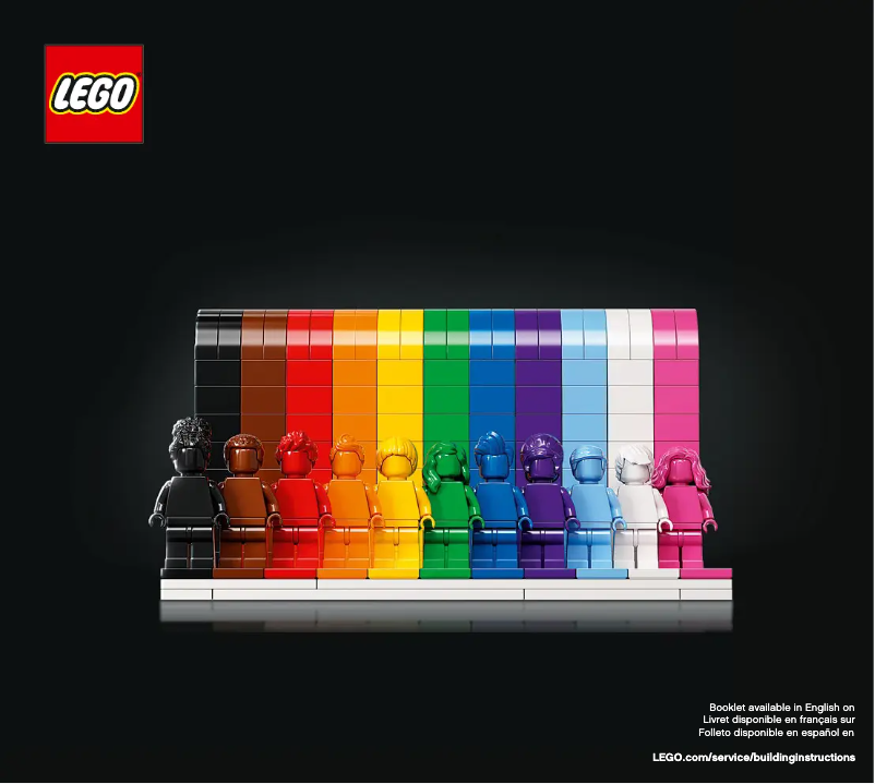 Page 1 de la notice Manuel utilisateur Lego Everyone Is Awesome 40516