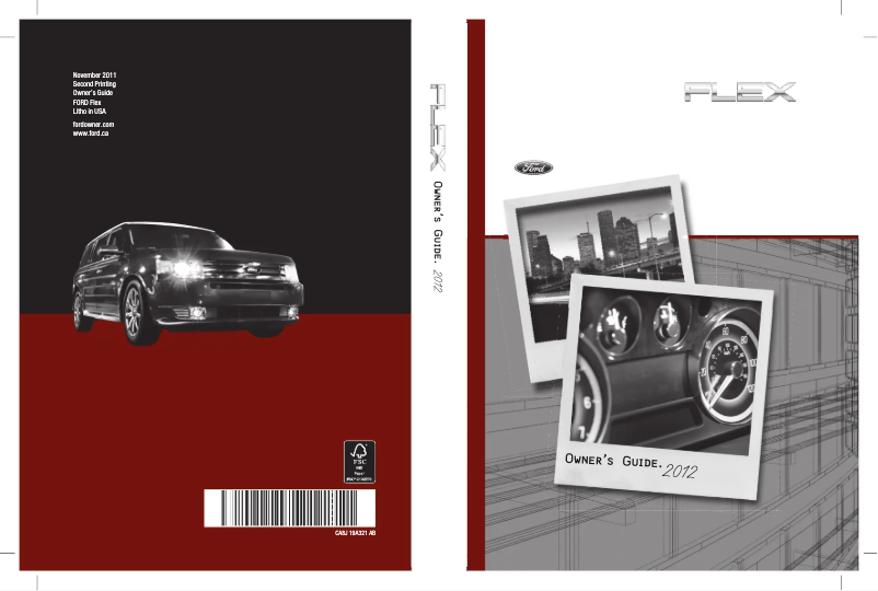 Page n°1 - Manuel utilisateur Ford Flex (2010)
