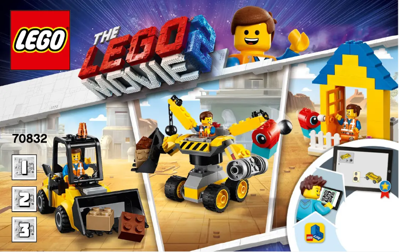 Page 1 de la notice Manuel utilisateur Lego Movie 2 70832