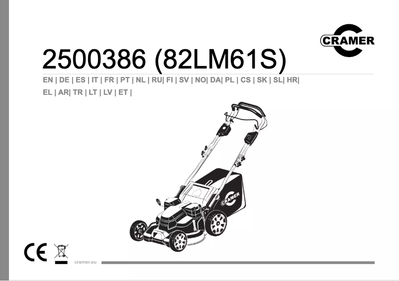 Image de la première page du manuel de l'appareil 82LM61S