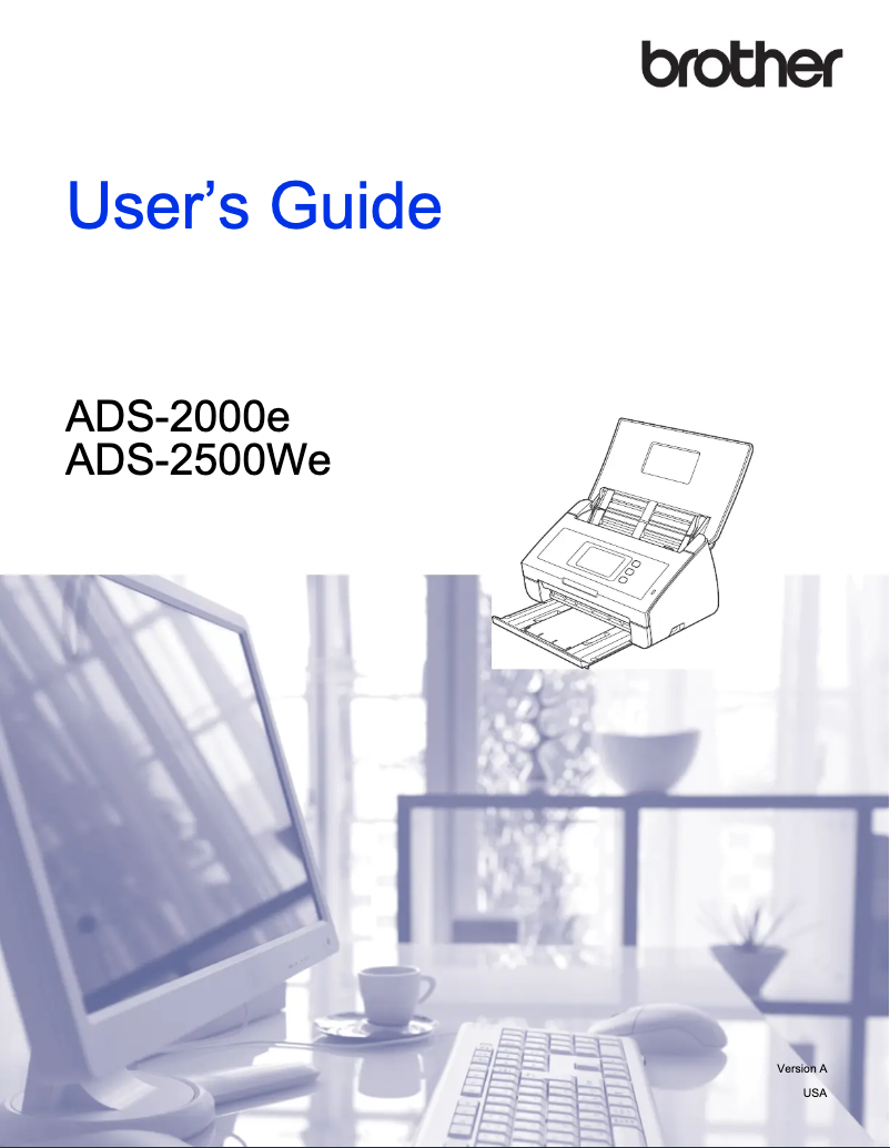 Page n°1 - Manuel utilisateur Brother ADS-2000e