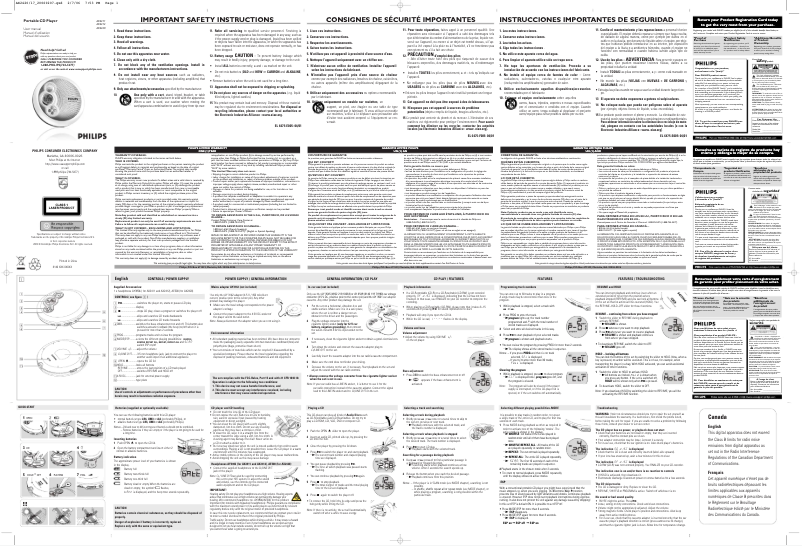 Image de la première page du manuel de l'appareil AX2412