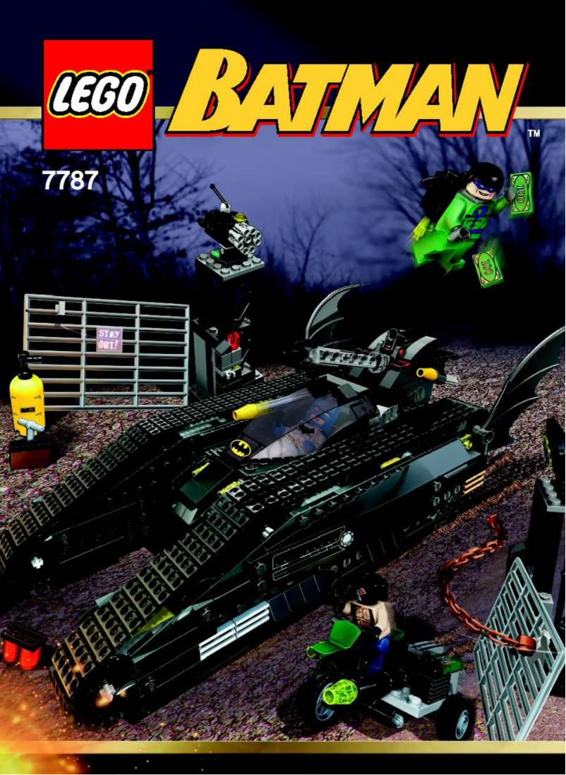 Page 1 de la notice Manuel utilisateur Lego The Bat-Tank[TM]: The Riddler[TM] and Ba