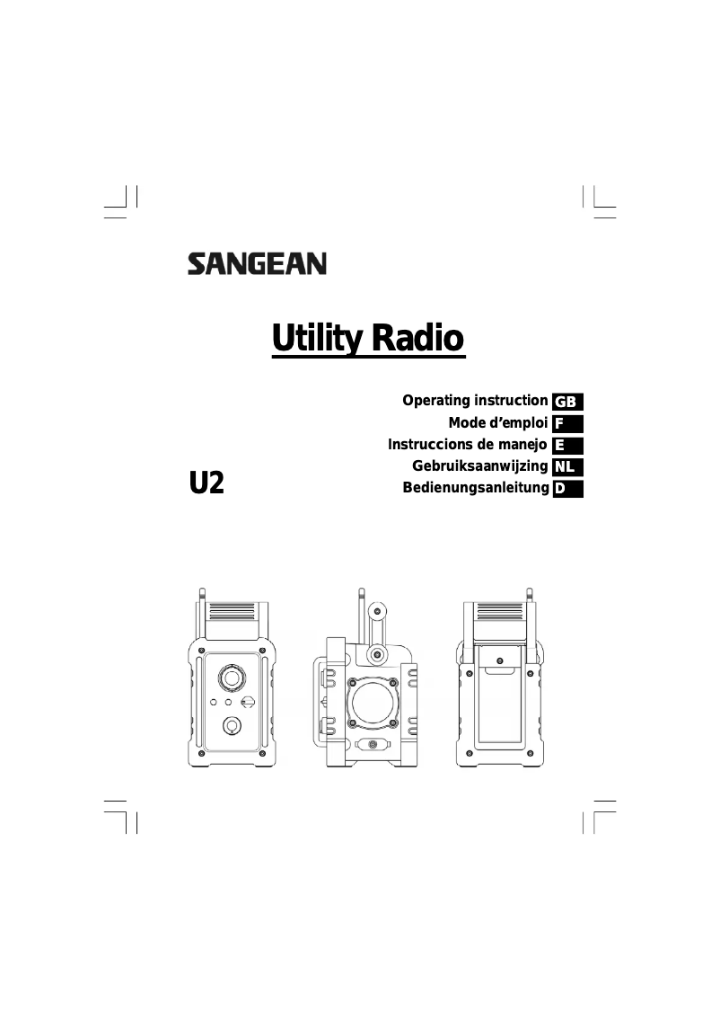Page n°1 - Manuel utilisateur CAD Audio U2