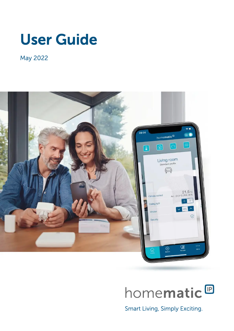 Image de la première page du manuel de l'appareil HmIP-SK14