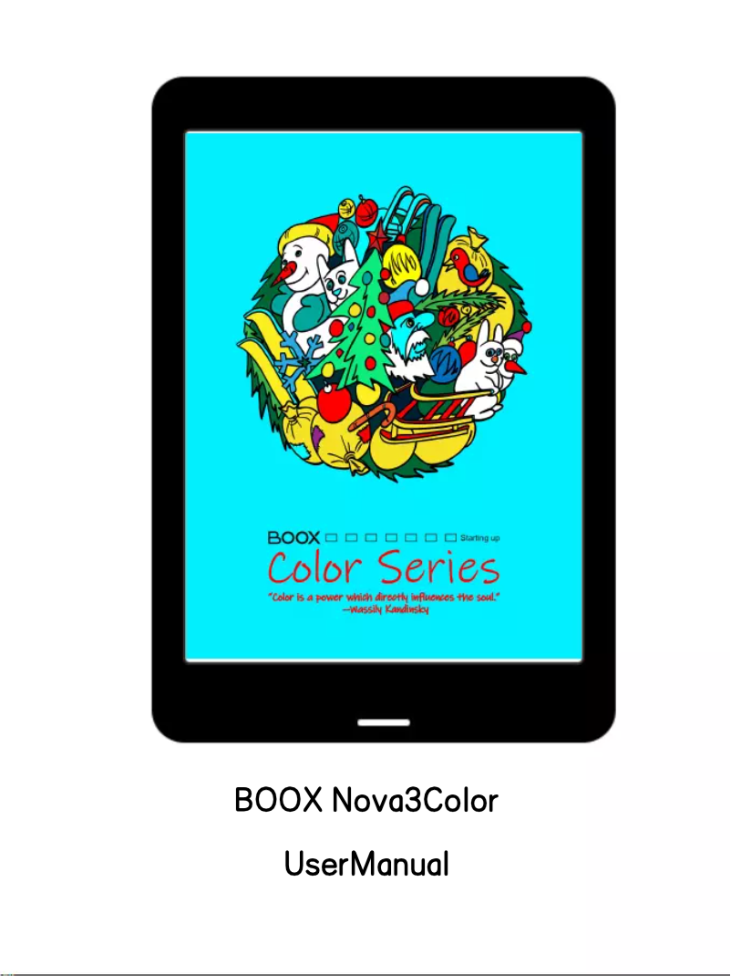 Image de la première page du manuel de l'appareil Nova3 Color