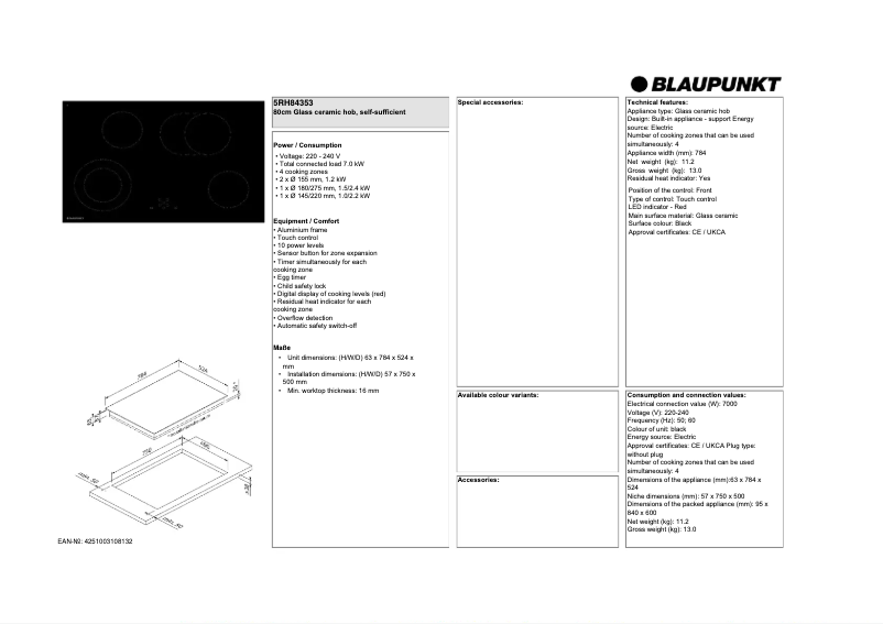 Image de la première page du manuel de l'appareil 5RH84353