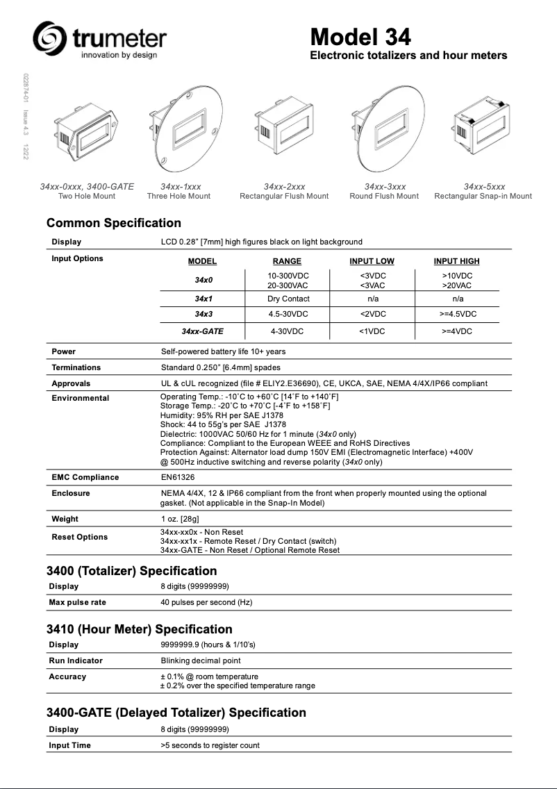 Image de la première page du manuel de l'appareil 3410