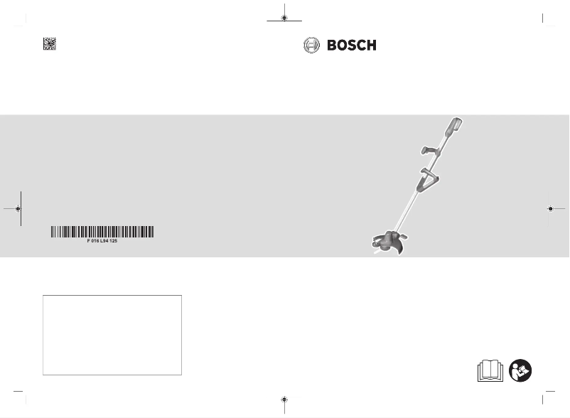 Página 1 del manual Manual de usuario Bosch UniversalGrassCut