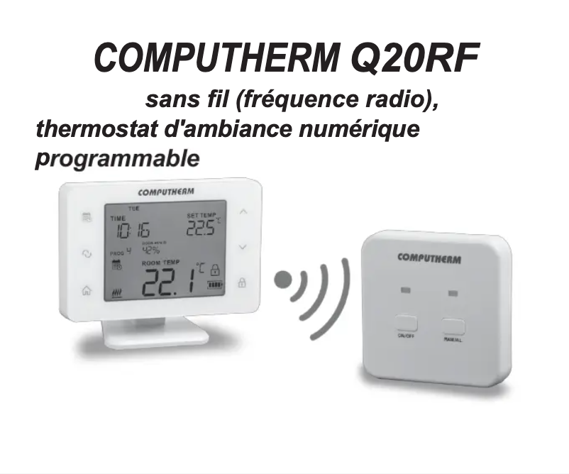Page n°1 - Manuel utilisateur Computherm Q20RF