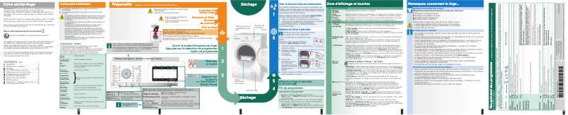 Page 1 de la notice Manuel utilisateur Siemens WT47Y701FG