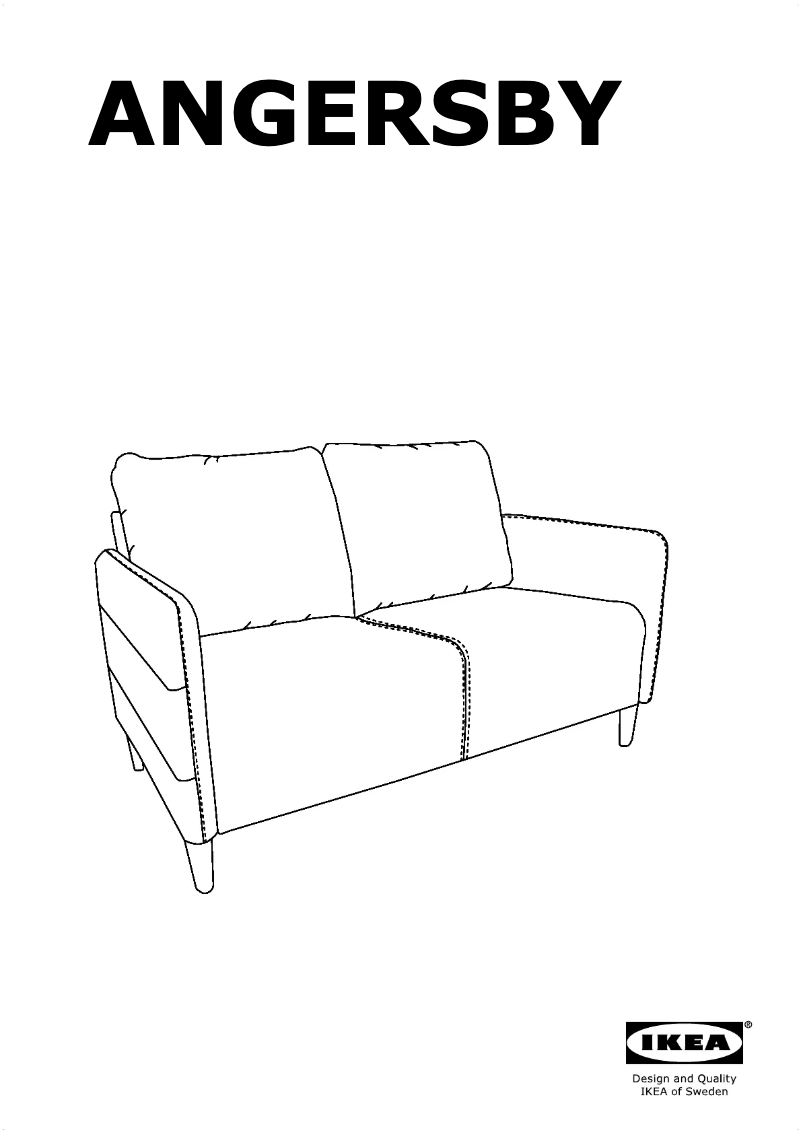 Image de la première page du manuel de l'appareil ANGERSBY 104.691.86