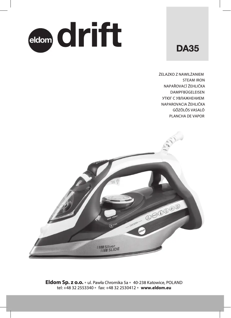 Page n°1 - Manuel utilisateur Eldom Drift DA35